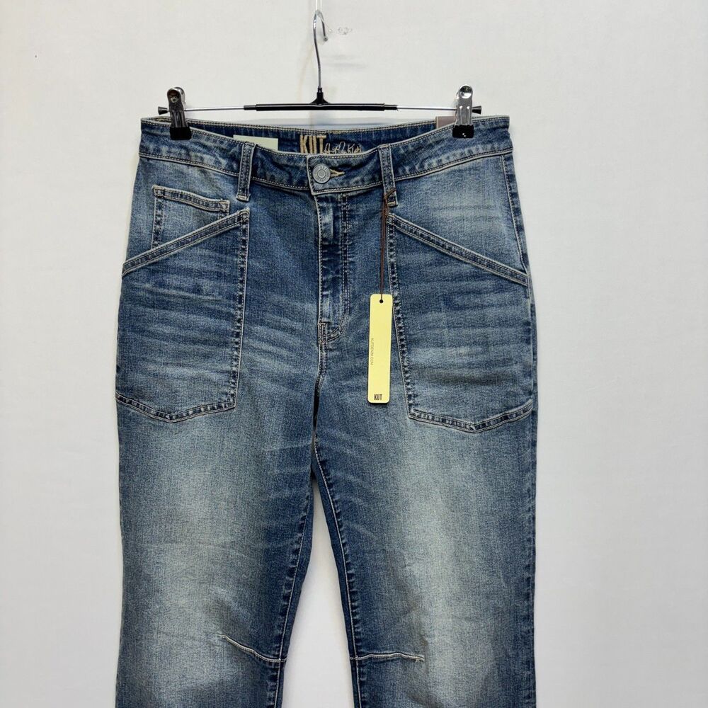 NWT Kut from the Kloth Shay High Rise Barrel Jeans Size 10 Denim D103 -4 - Picture 14 of 16